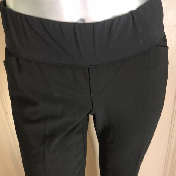 Gap Maternity Perfect Trouser Pull On Black Pants Women's Size 2R - Picture 5 of 7